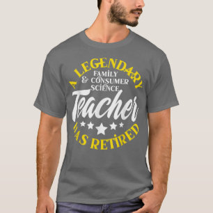 T-shirt Professeur Retraité en sciences de la famille et d