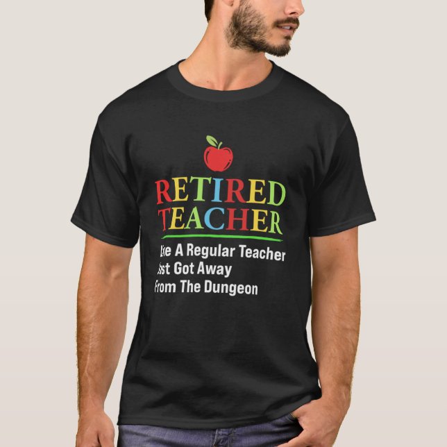 T-shirt Professeur retraité Professeur retraité (Devant)