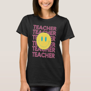 T-shirt Professeur rétro Inspirationnel Coloré Élémentaire