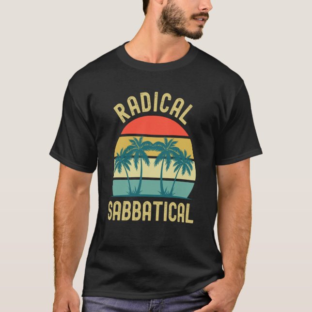T-shirt Professeur Sabbatique Radical Sabbatique Gap Année (Devant)