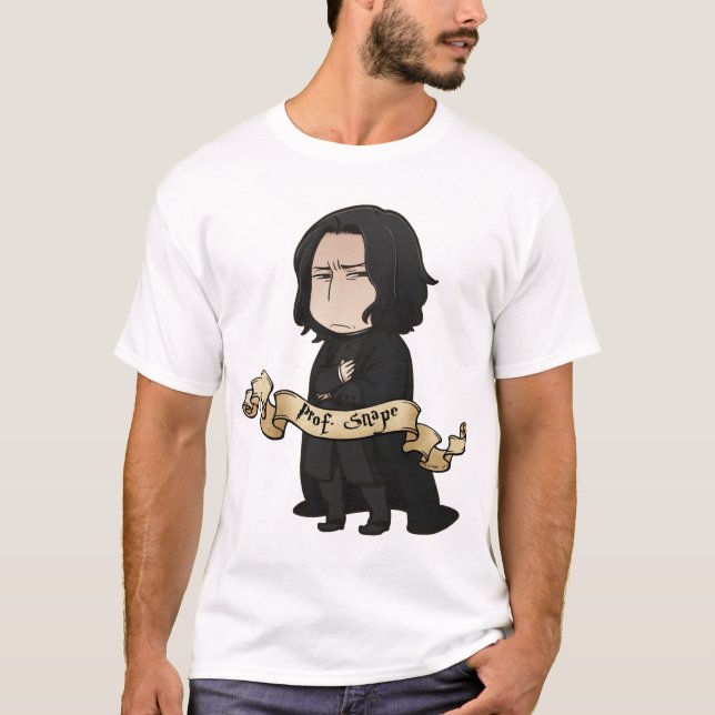 T-shirt Professeur Snape en anime (Devant)