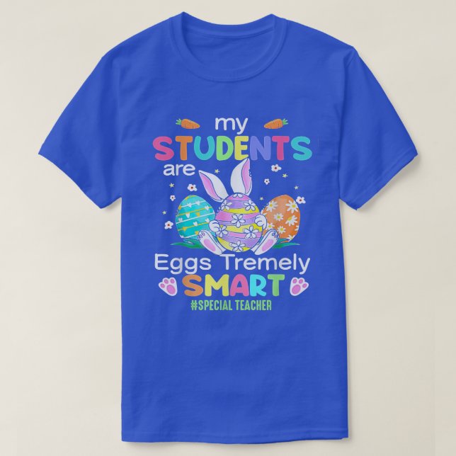 T-shirt Professeur Spécial Mes Étudiants Sont Des Oeufs Tr (Design devant)