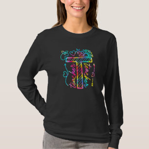 T-shirt Professeur Tie Dye Vie d'enseignant Remerciement