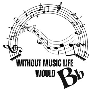 T-shirt Professeur vintage B Flat Music