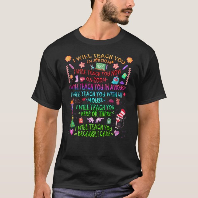 T-shirt Professeur Zoom (Devant)