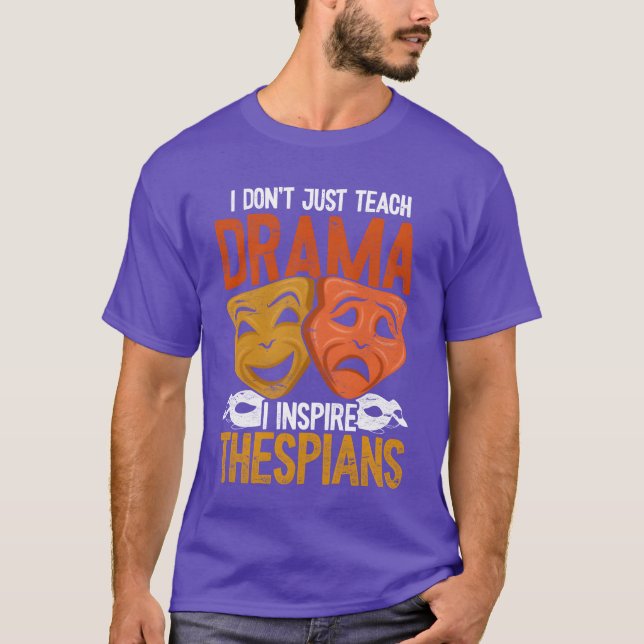 T-shirt ProfesseurDeDrame ActeurEnseignementAmidrameEnseig (Devant)
