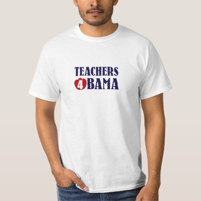 T-shirt Professeurs 4 Obama (Devant)