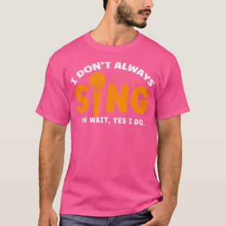 T-shirt Professeurs de Chant Chantant des Chanteurs d'Opér