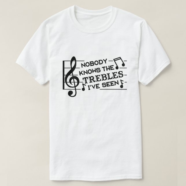 T-shirt Professeurs de musique triples du calembour | de (Design devant)
