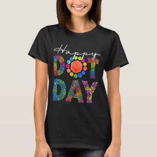T-shirt Professeurs de points colorés amusants garçons