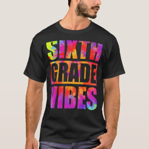 T-shirt Professeurs Élèves Tie Dye 6e Rentrée Scolaire
