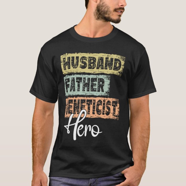 T-shirt Profession dad hero father Geneticist  1 (Devant)