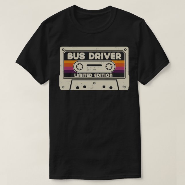 T-shirt Profession de CONDUCTEUR BUS (Design devant)