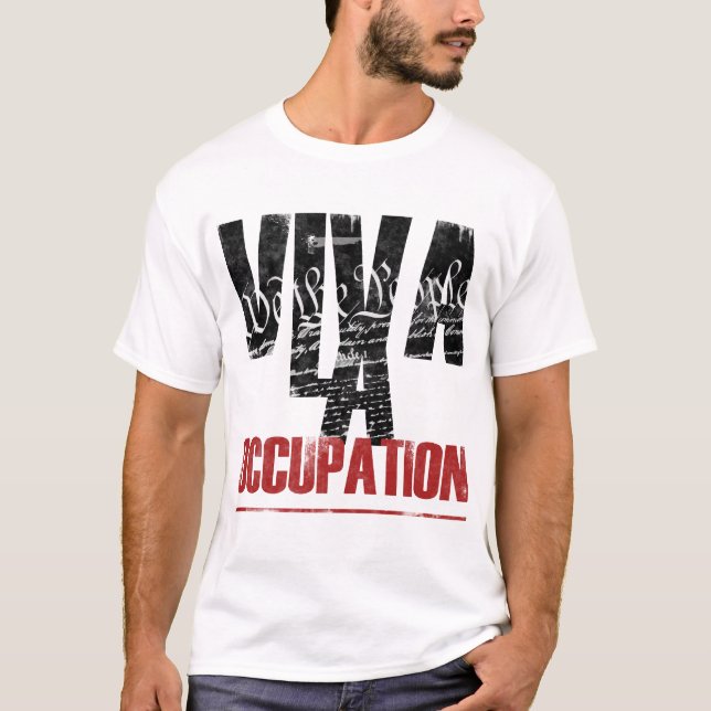 T-shirt Profession de La de vivats ! - L'appui occupent (Devant)