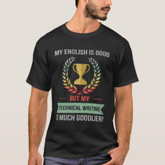 T-shirt Profession d'écriture technique amusante