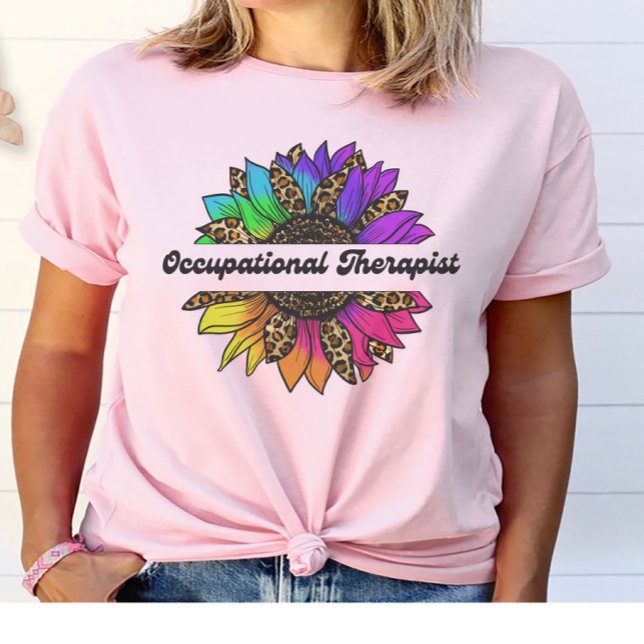 T-shirt Profession d'ergothérapeute tournesol (Occupational Therapist Profession Sunflower T-Shirt
)