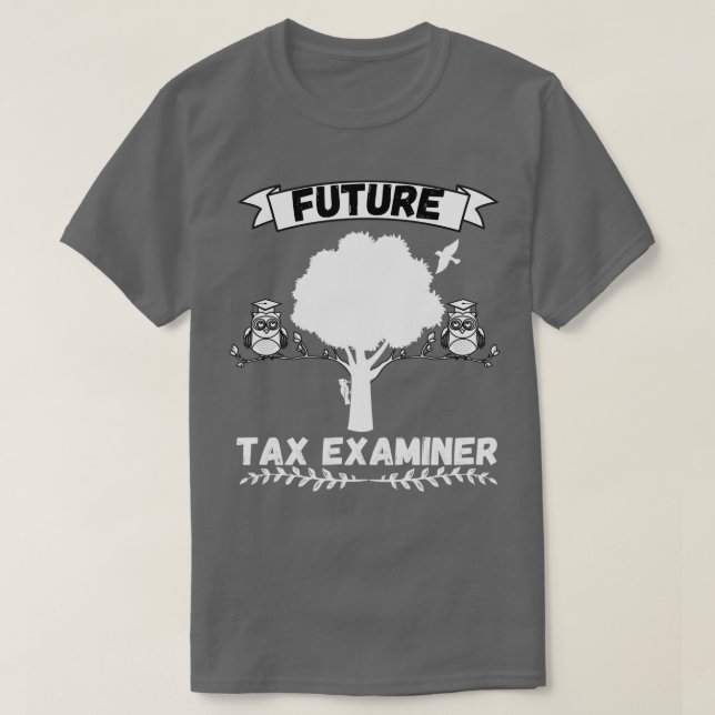 T-shirt Profession future d'examinateur fiscal (Design devant)