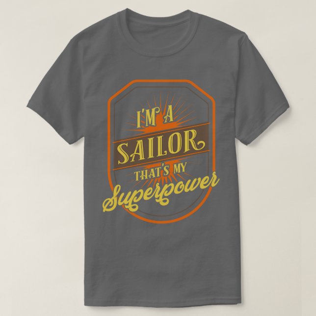 T-shirt Profession maritime (Design devant)