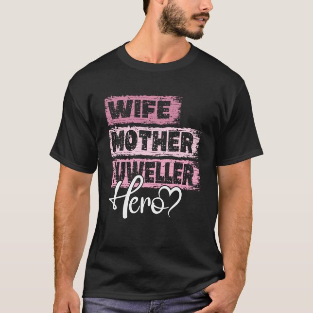 T-shirt Profession mère héros mère joaillier (Devant)