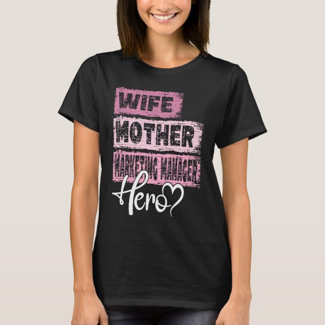 T-shirt Profession mère héros mère mère responsable market (Devant)