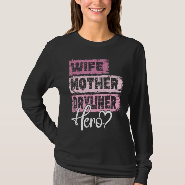 T-shirt Profession mom hero mother Dryliner (Devant)
