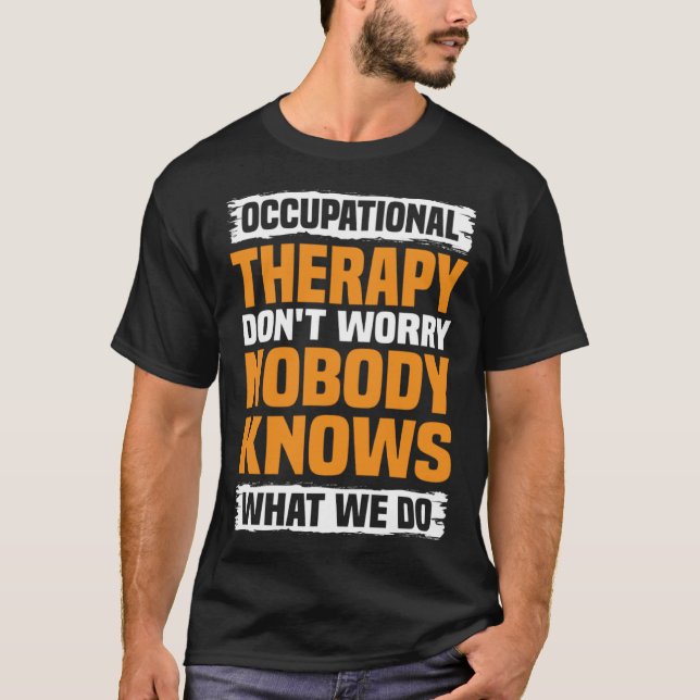 T-shirt Profession professionnelle d'ergothérapie (Devant)