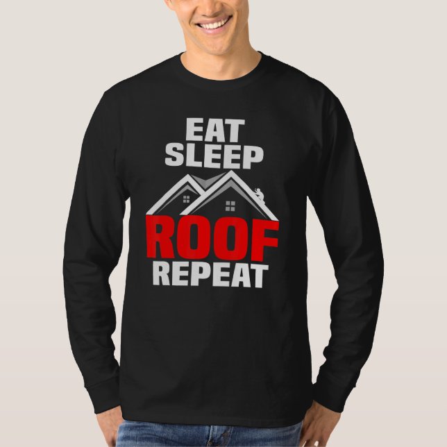 T-shirt Profession sur toiture d'artisanat 1 (Devant)