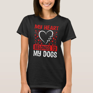 T-shirt Professional Dog Sitter Heart appartient à Dogs Do
