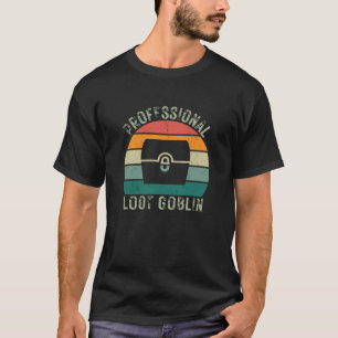 T-shirt Professional Loot Goblin Retro Sunset