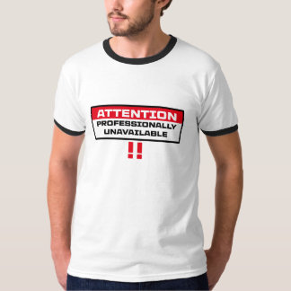 T-shirt professionally unavailable