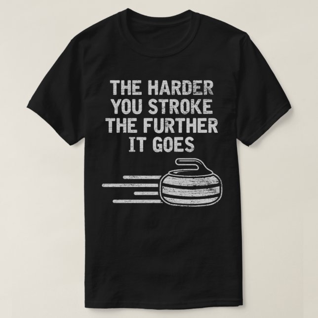 T-shirt Professionnel du curling (Design devant)