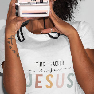 T-shirt professionnel personnalisé de la foi de Jé