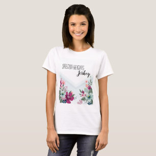 T-shirt professionnel personnalisé Fleurs tropical