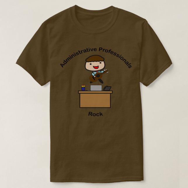 T-shirt Professionnels administratifs Rock Homme (Design devant)