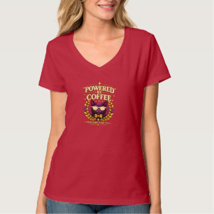 T-shirt Professor Purr-Ple™ – Alimenté par le Café