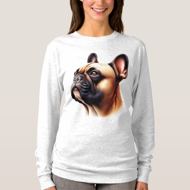 T-shirt Profil de chien de boxe (Devant)