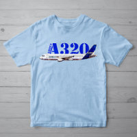Profil de dessin d'aquarelle d'Airbus A320