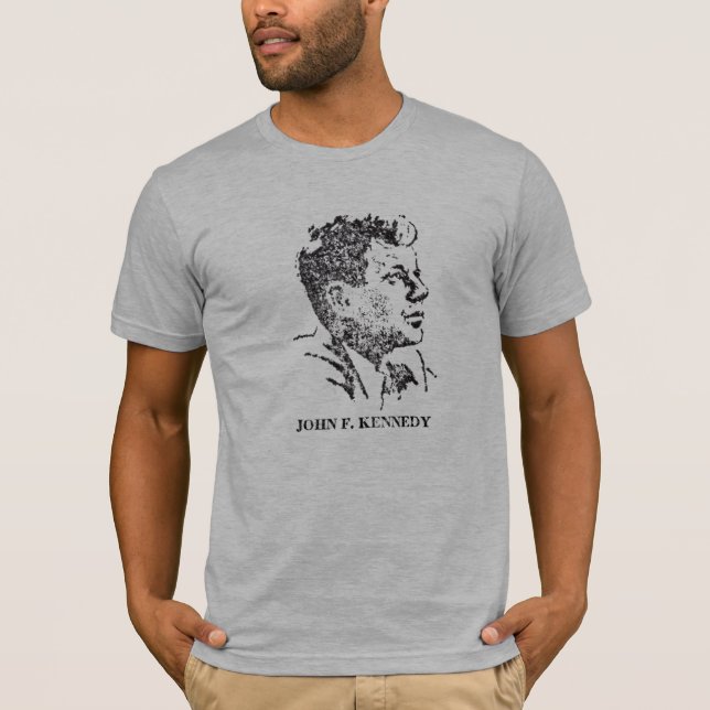 T-shirt Profil de John F. Kennedy en 1963 (Devant)