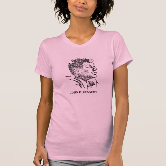 T-shirt Profil de John F. Kennedy en 1963 (Devant)