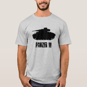 T-shirt Profil de réservoir de Panzer III, pièce en t de