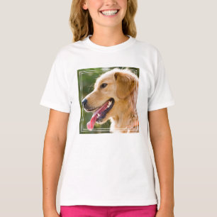 T-shirt Profil d'extraction d'or avec une langue sortie