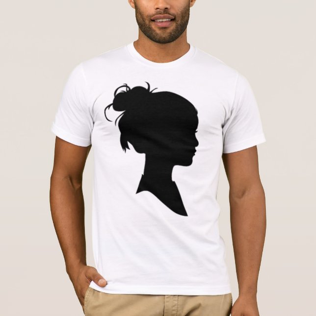 T-shirt Profil d'une femme (Devant)