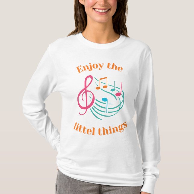 T-shirt Profite des petites choses (Devant)