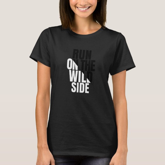 T-shirt Profitez De La Course Cool De Porter Sur Les Citat (Devant)