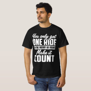 T-shirt Profitez de la vie Bonne seulement Vibes