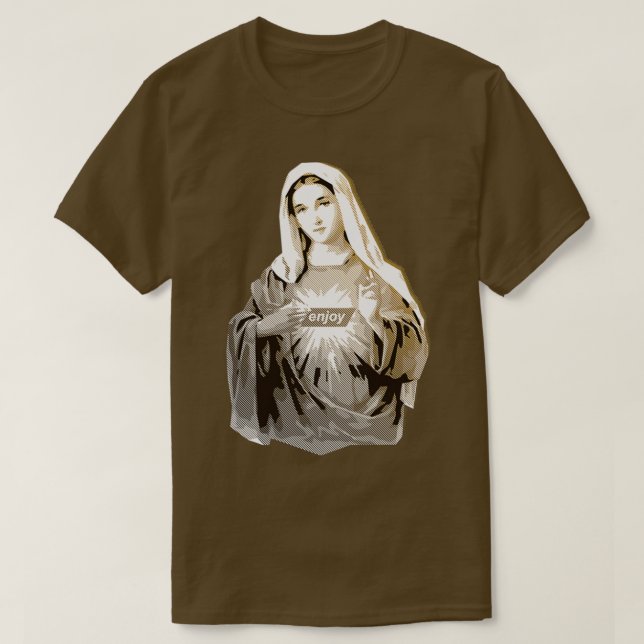 T-shirt Profitez de Mary GOLD (Design devant)
