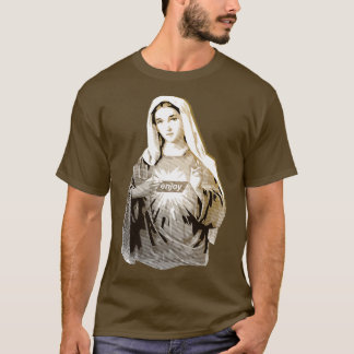 T-shirt Profitez de Mary GOLD