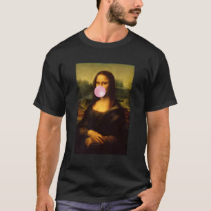 T-shirt Profitez de porter Français Mona Lisa Chevronner B
