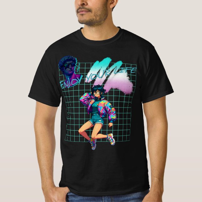 T-shirt Profitez de votre vie (Devant)
