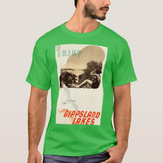 T-shirt Profitez des LACS GIPPSLAND Chemin de fer australi